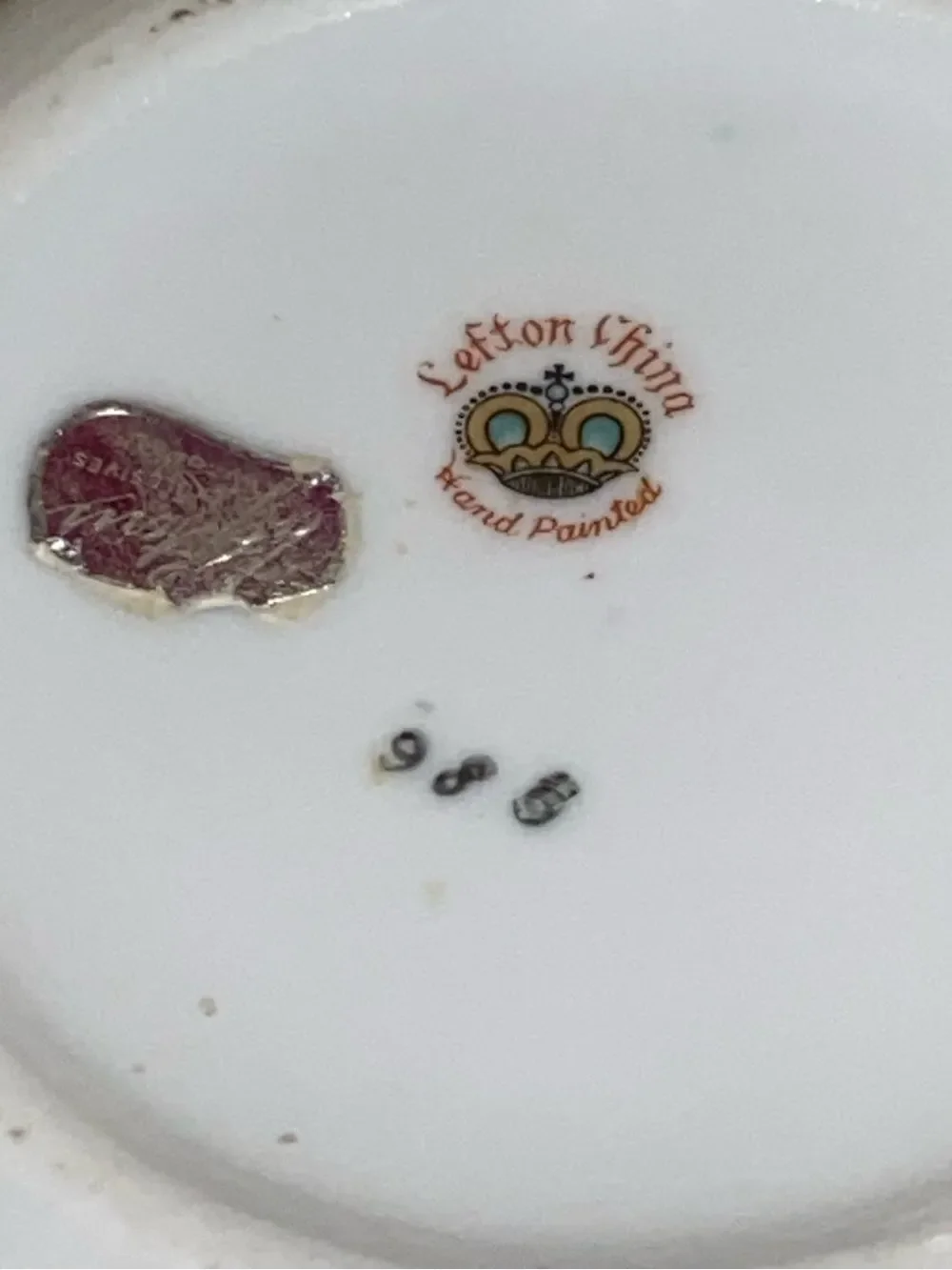 Lefton China lefton from sizing